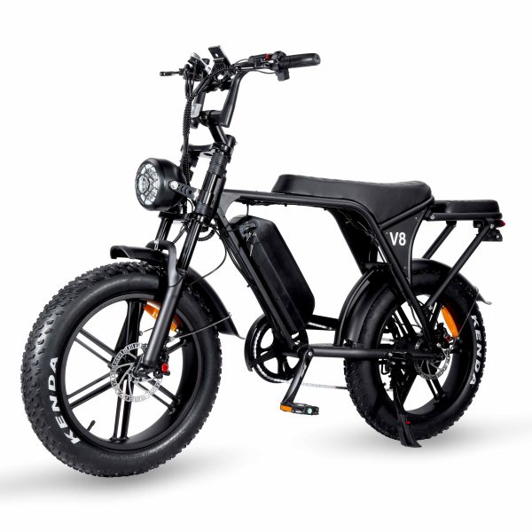 OUXI V8 5.0 – C80 Plus – Elektrische Fatbike – Zwart 2025