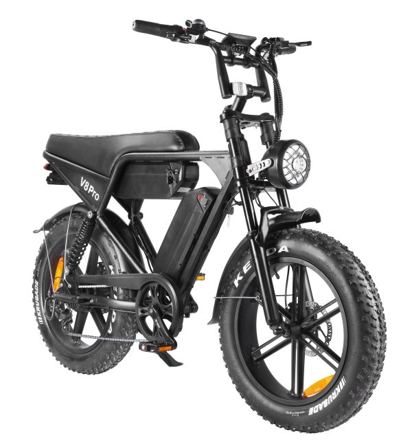 OUXI V8 Pro – Fatbike Dubbele Accu 20″ Zwart