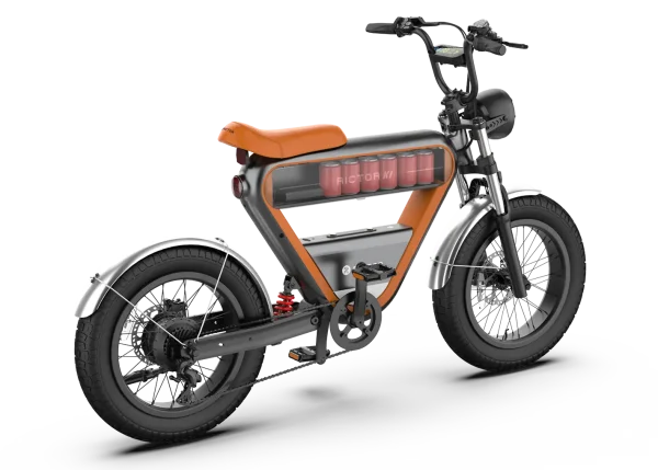 RICTOR K1 Pro – Future Vintage E-Bike + GPS Twee accu’s NFC Unlocking