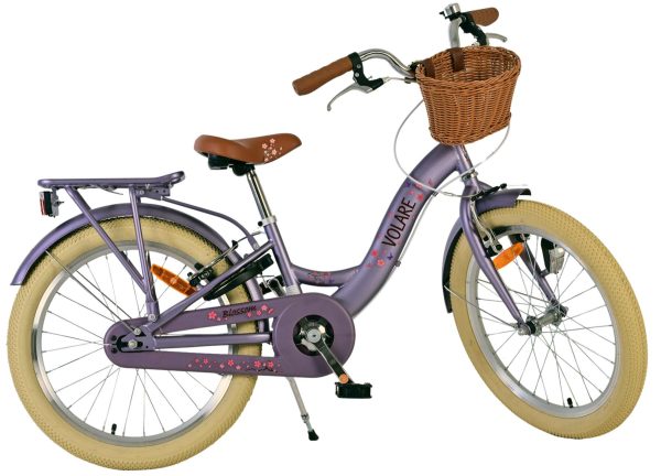 Volare Blossom Kinderfiets – Meisjes – 20 inch – Paars – Twee handremmen