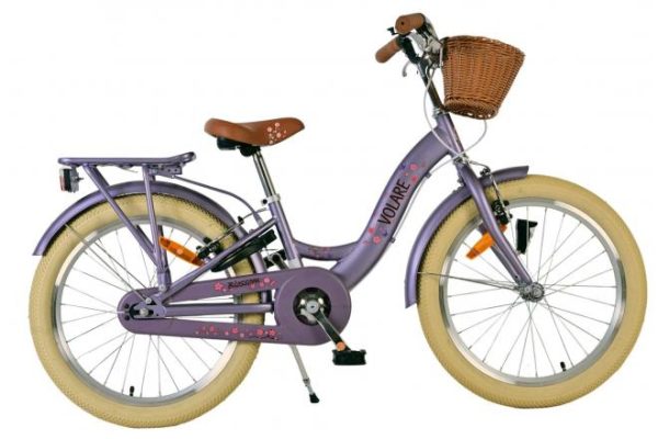 Volare Blossom Kinderfiets – Meisjes – 20 inch – Paars – Twee handremmen