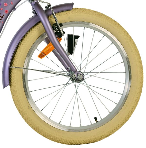 Volare Blossom Kinderfiets – Meisjes – 20 inch – Paars – Twee handremmen