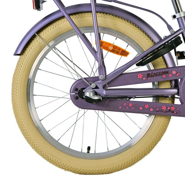 Volare Blossom Kinderfiets – Meisjes – 20 inch – Paars – Nexus 3 versnellingen