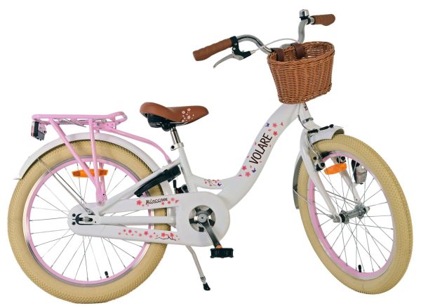 Volare Blossom Kinderfiets – Meisjes – 20 inch – Wit