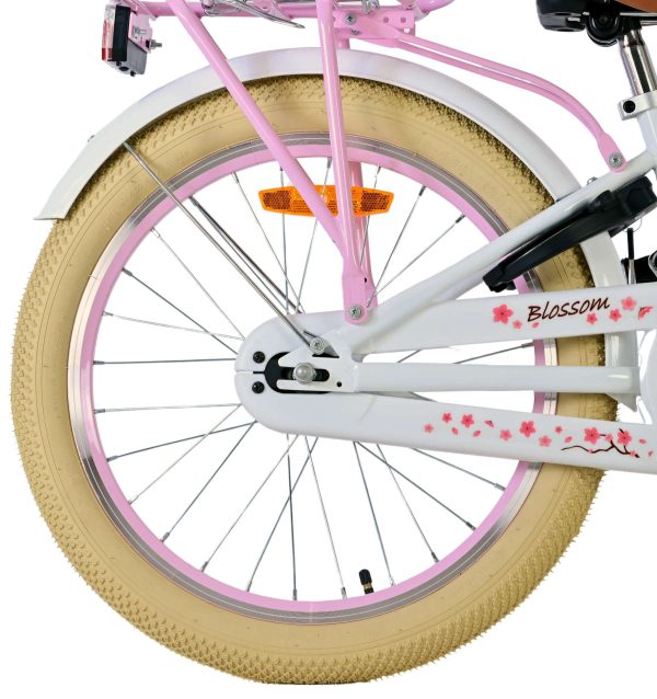 Volare Blossom Kinderfiets – Meisjes – 20 inch – Wit