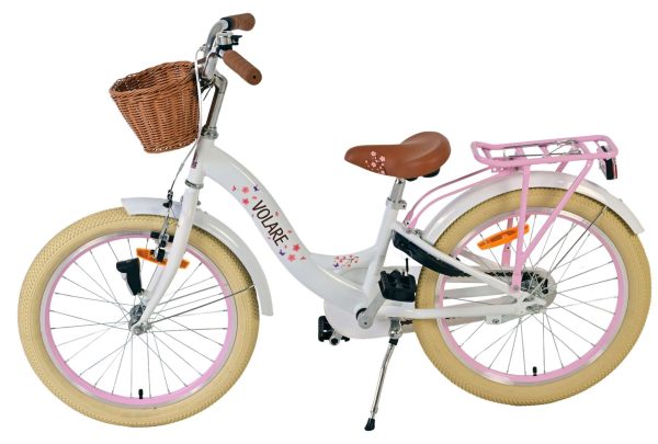 Volare Blossom Kinderfiets – Meisjes – 20 inch – Wit