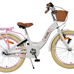 Volare Blossom Kinderfiets – Meisjes – 20 inch – Wit – Nexus 3 versnellingen