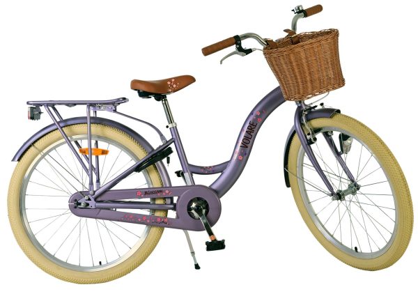 Volare Blossom Kinderfiets – Meisjes – 24 inch – Paars