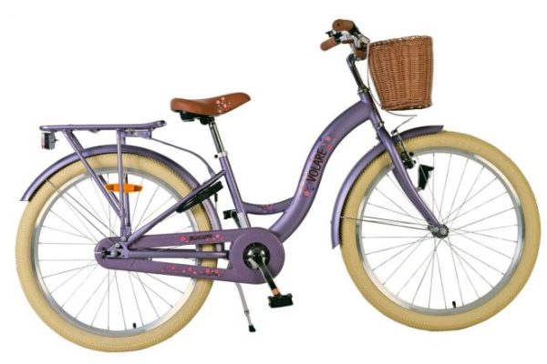Volare Blossom Kinderfiets – Meisjes – 24 inch – Paars