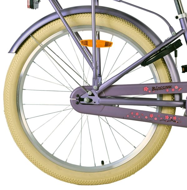 Volare Blossom Kinderfiets – Meisjes – 24 inch – Paars