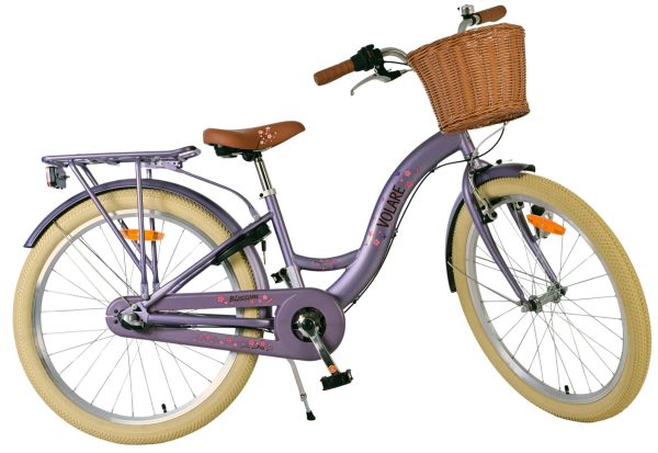Volare Blossom Kinderfiets – Meisjes – 24 inch – Paars – 3 Versnellingen