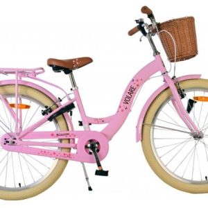 Volare Blossom Kinderfiets – Meisjes – 24 inch – Roze – Twee handremmen