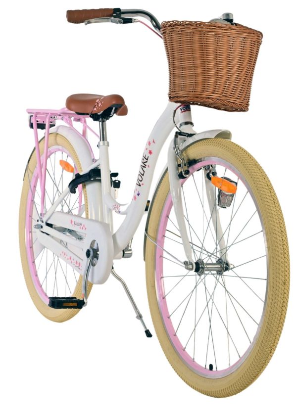 Volare Blossom Kinderfiets – Meisjes – 26 inch – Wit