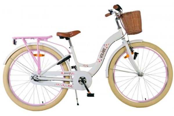 Volare Blossom Kinderfiets – Meisjes – 26 inch – Wit – Nexus 3 versnellingen