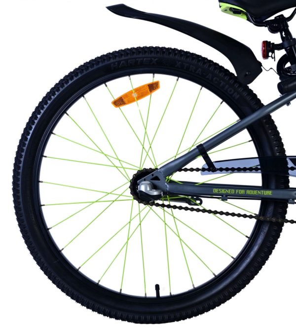Volare Rocky Kinderfiets – 24 inch – Groen – Shimano Nexus 3 versnellingen