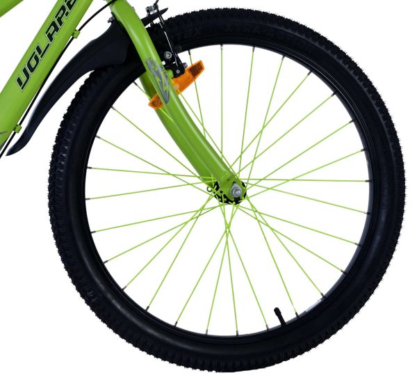Volare Rocky Kinderfiets – 24 inch – Groen – Shimano Nexus 3 versnellingen