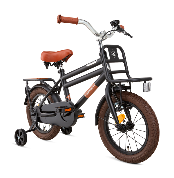 Supersuper Cooper Bamboo 14 Boys Matt Black Mat Zwart
