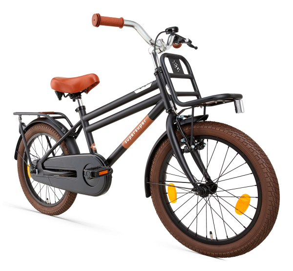 Supersuper Cooper Bamboo 18 Boys Matt Black Mat Zwart