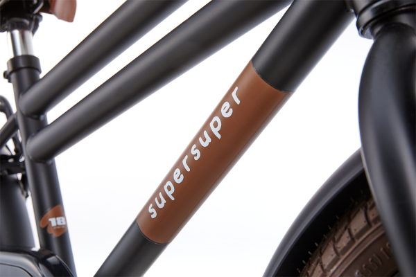 Supersuper Cooper Bamboo 18 Boys Matt Black Mat Zwart