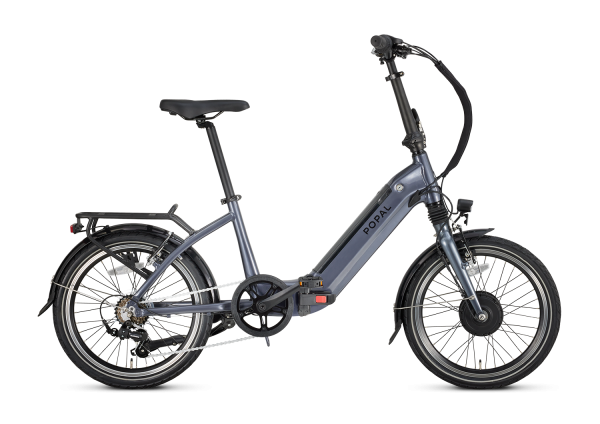Popal E-Folt Tourer Elektrische Vouwfiets 20inch Grijs