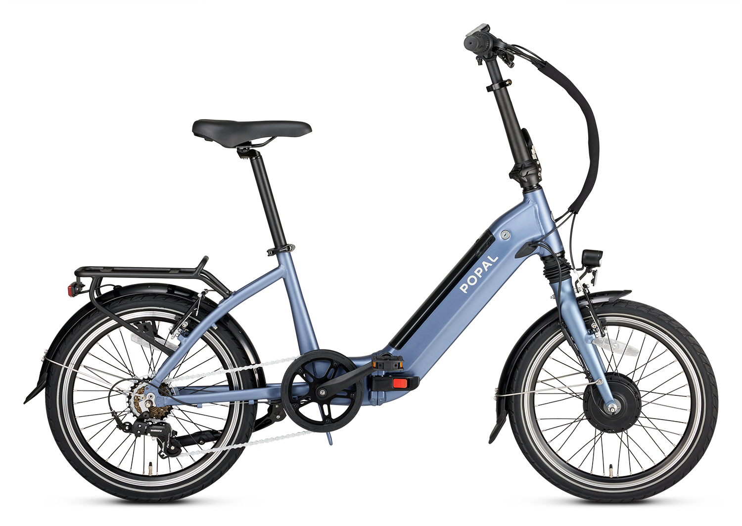 Popal E-Folt Tourer Elektrische Vouwfiets 20inch Mat Blauw Popal E-Folt Tourer Elektrische Vouwfiets 20inch Mat Blauw