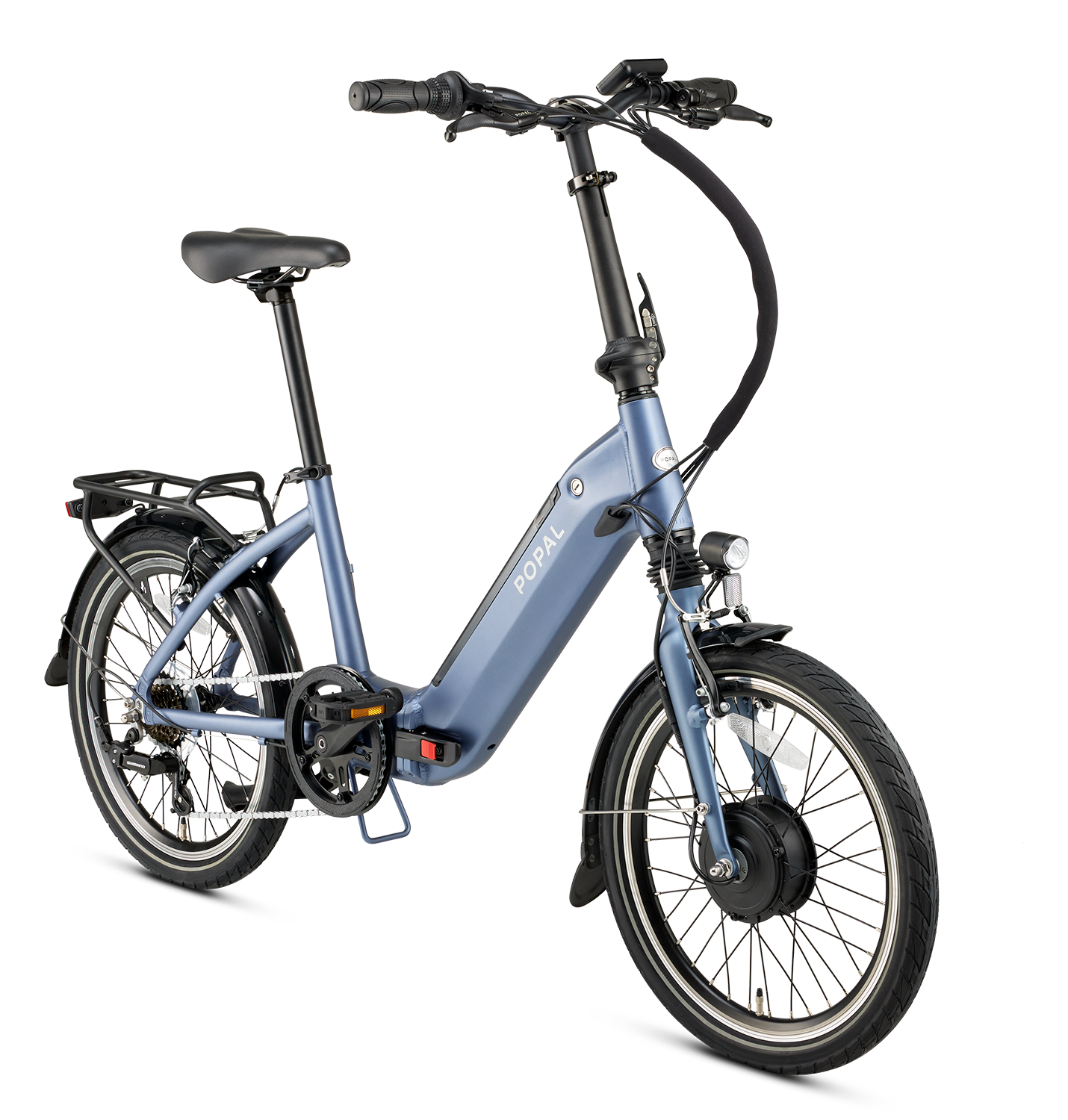Popal E-Folt Tourer Elektrische Vouwfiets 20inch Mat Blauw Popal E-Folt Tourer Elektrische Vouwfiets 20inch Mat Blauw