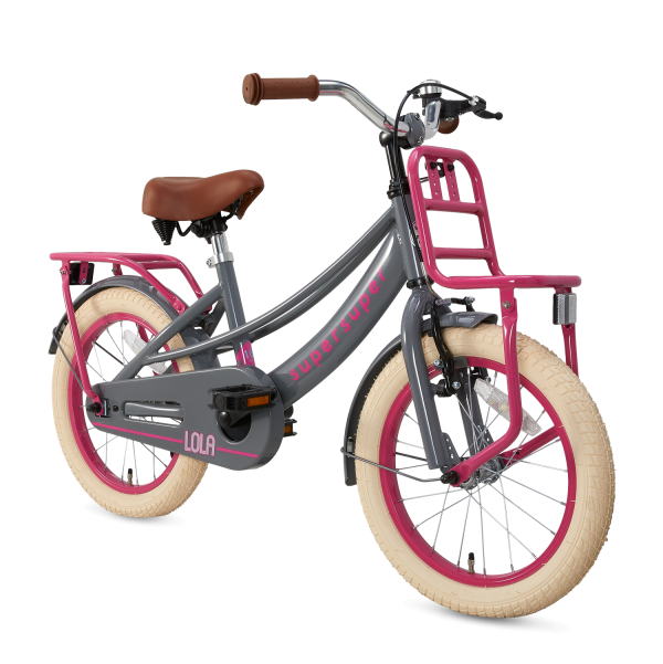 Supersuper Lola 16 Gray-Pink Griijs-Roze