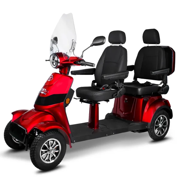 Rolektro E-Quad V.3 Duo Premium Rood