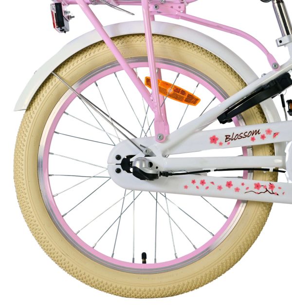 Volare Blossom Kinderfiets – Meisjes – 20 inch – Wit – Nexus 3 versnellingen