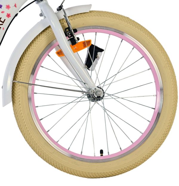 Volare Blossom Kinderfiets – Meisjes – 20 inch – Wit – Nexus 3 versnellingen