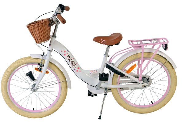Volare Blossom Kinderfiets – Meisjes – 20 inch – Wit – Nexus 3 versnellingen