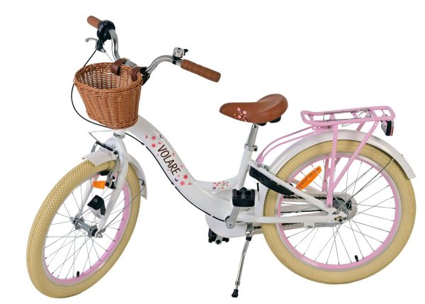 Volare Blossom Kinderfiets – Meisjes – 20 inch – Wit – Nexus 3 versnellingen