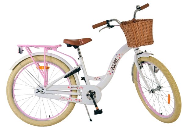 Volare Blossom Kinderfiets – Meisjes – 24 inch – Wit