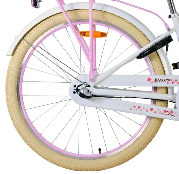 Volare Blossom Kinderfiets – Meisjes – 26 inch – Wit – Nexus 3 versnellingen