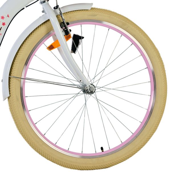 Volare Blossom Kinderfiets – Meisjes – 26 inch – Wit – Nexus 3 versnellingen