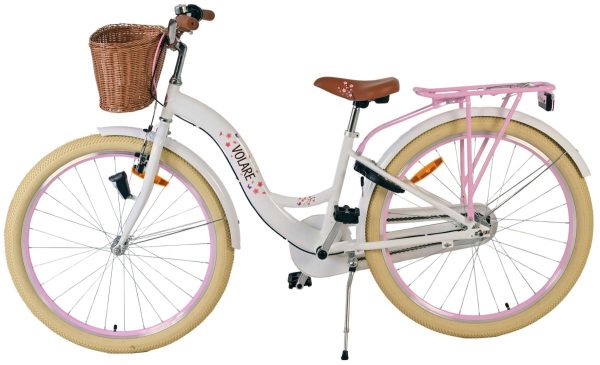 Volare Blossom Kinderfiets – Meisjes – 26 inch – Wit – Nexus 3 versnellingen