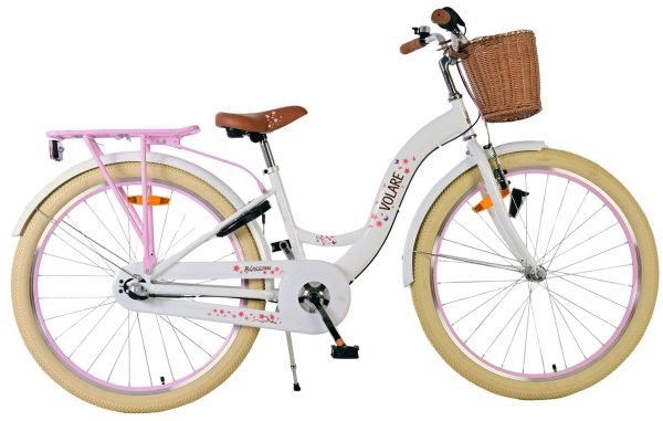 Volare Blossom Kinderfiets – Meisjes – 26 inch – Wit – Nexus 3 versnellingen