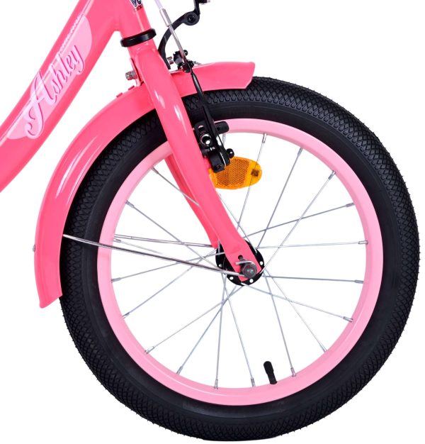 Volare Ashley Kinderfiets – Meisjes – 16 inch – Roze/Rood