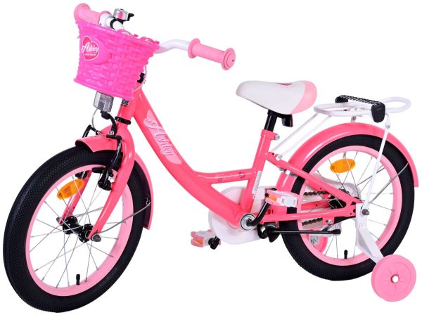 Volare Ashley Kinderfiets – Meisjes – 16 inch – Roze/Rood