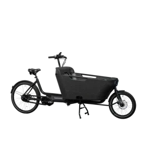 Keewee 2.0 Elektrische Tweewiel Bakfiets Donkergrijs 624WH – OP VOORRAAD