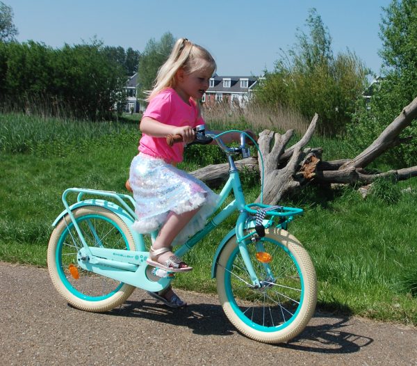 Volare Excellent Kinderfiets – Meisjes – 16 inch – Groen – 95% afgemonteerd