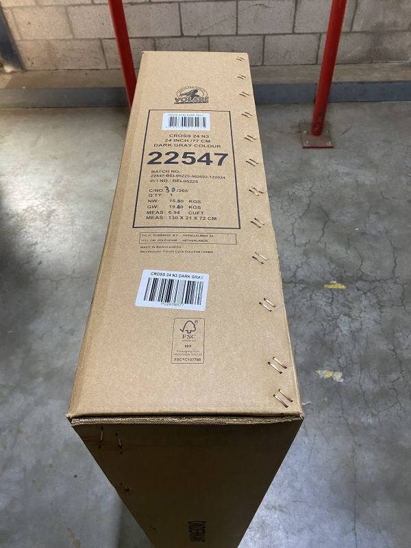 Volare Cross Kinderfiets – Jongens – 24 inch – donker Grijs- 3 versnellingen
