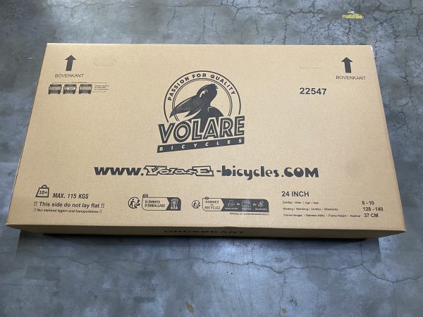 Volare Cross Kinderfiets – Jongens – 24 inch – donker Grijs- 3 versnellingen