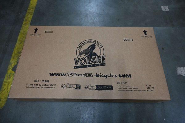Volare Cross Kinderfiets – Jongens – 26 inch – donker Grijs – 3 Versnellingen