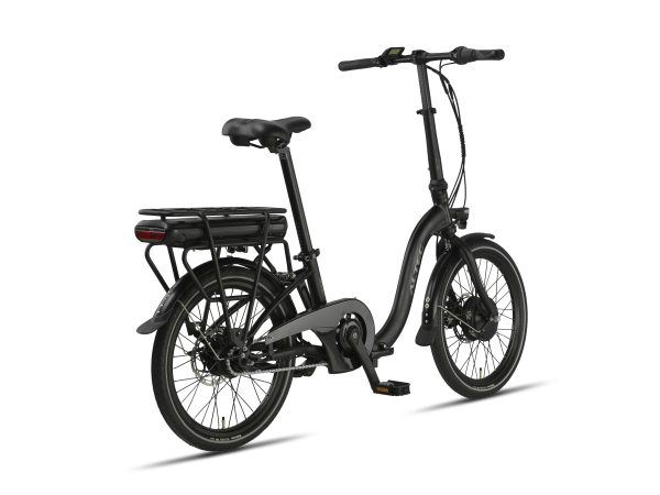 Altec Compact E-Bike Vouwfiets 20 inch 39 cm 468 Wh N-7 HYD Mat Zwart *Pytes Accu 800052 *Lader 800053