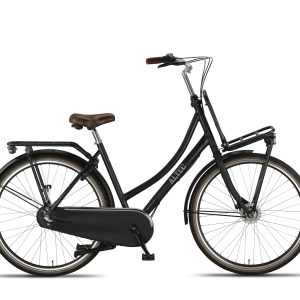 Altec Retro Transportfiets 28inch Dames 53cm Mat Zwart