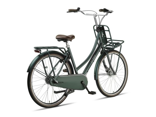Altec Retro Transportfiets 28inch Dames 53cm Groen Metalic