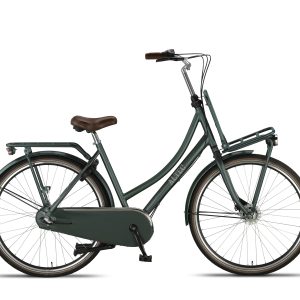 Altec Retro Transportfiets 28inch Dames 53cm Groen Metalic