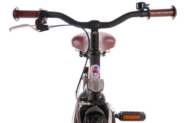 Volare Black Cruiser Kinderfiets – Jongens – 18 inch – Zwart – 95% afgemonteerd