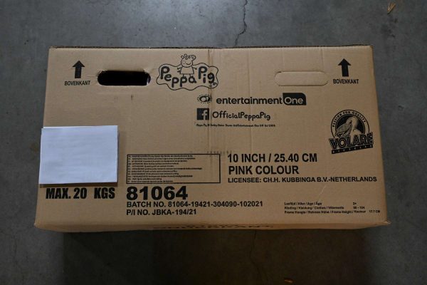 Peppa Pig Kinderfiets – Meisjes – 10 inch – Roze/Blauw – Doortrapper